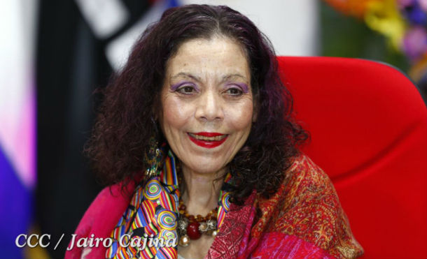 Compañera Rosario en inauguración del nuevo hospital Fernando Vélez Paiz
