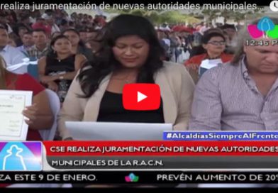 cse racnCSE realiza juramentación de nuevas autoridades municipales de la R.A.C.N