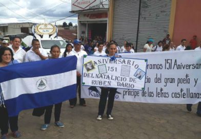 El Tuma- La Dalia festeja el 151 aniversario del natalicio del poeta nicaragüense, Rubén Darío