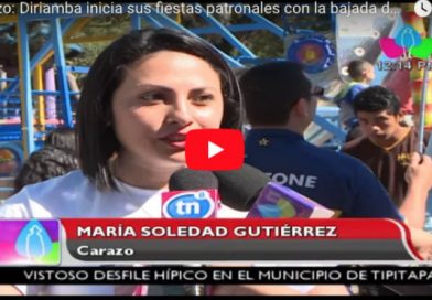 Carazo: Diriamba inicia sus fiestas patronales con la bajada de San Sebastián