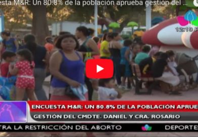 Encuesta M&R: Un 80.8% de la población aprueba gestión del Cmdte. Daniel y Cra. Rosario