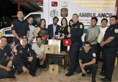 Entregan equipos desfibriladores al Cuerpo de Bomberos Voluntarios