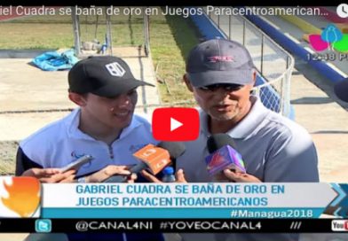 Gabriel Cuadra se baña de oro en Juegos Paracentroamericanos