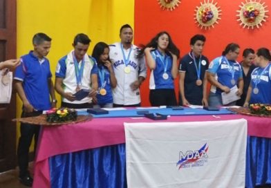 Juventud Sandinista entrega reconocimientos a deportistas del departamento de Masaya