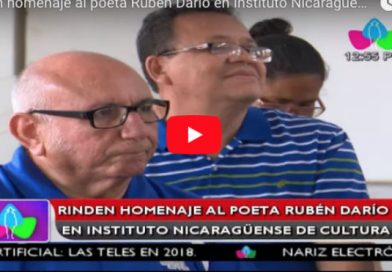 Rinden homenaje al poeta Rubén Darío en Instituto Nicaragüense de Cultura