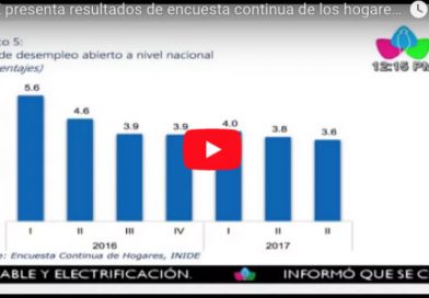 INIDE presenta resultados de encuesta continua de los hogares al tercer trimestre 2017
