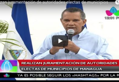 Realizan juramentación de autoridades electas de municipios de Managua