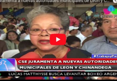 CSE juramenta a nuevas autoridades municipales de León y Chinandega