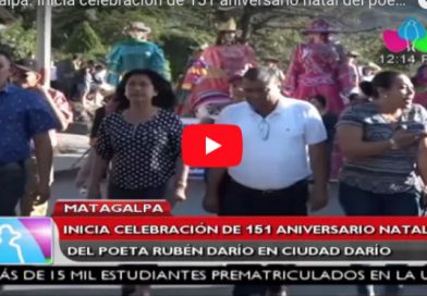 Matagalpa: Inicia celebración de 151 aniversario natal del poeta Rubén Darío en Ciudad Darío