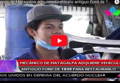 Mecánico de Matagalpa adquieren vehículo antiguo Ford de 1930 para restaurarlo