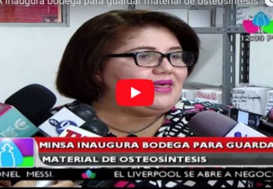 MINSA inaugura bodega para guardar material de osteosíntesis