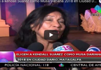 Eligen a kendall Suárez como Musa Dariana 2018 en Ciudad Darío, Matagalpa