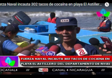Fuerza Naval incauta 302 tacos de cocaína en playa El Astillero del departamento de Rivas