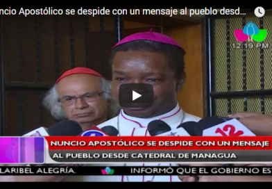 Nuncio Apostólico se despide con un mensaje al pueblo desde Catedral de Managua