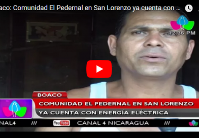 Boaco: Comunidad El Pedernal en San Lorenzo ya cuenta con energía eléctrica