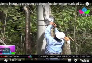 Gobierno inaugura proyecto de electrificación en comunidad Cumaica Norte, Boaco