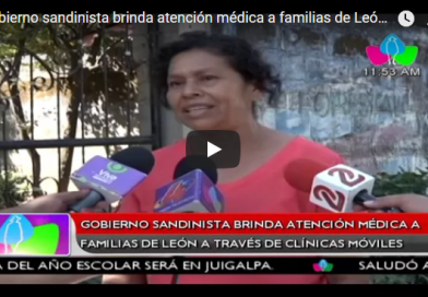 Gobierno sandinista brinda atención médica a familias de León a través de clínicas móviles