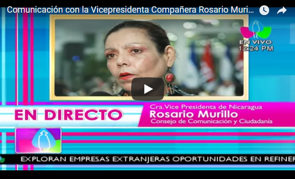 Comunicación con la Vicepresidenta Compañera Rosario Murillo, 31 de Enero 2018