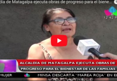 Alcaldía de Matagalpa ejecuta obras de progreso para el bienestar de las familias