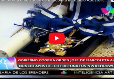 Gobierno otorga orden José de Marcoleta al Nuncio Apostólico Fortunatus Nwachukwu