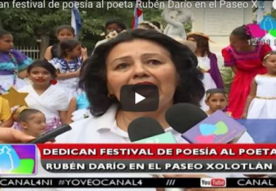 Dedican festival de poesía al poeta Rubén Darío en el Paseo Xolotlán