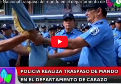 Policía traspaso de mando en el departamento de Carazo