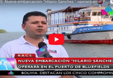 R.A.C.S: Nueva embarcación “Hilario Sánchez ” operará en el Puerto de Bluefields