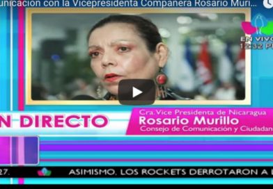 Comunicación con la Vicepresidenta Compañera Rosario Murillo, 02 de Enero 2018