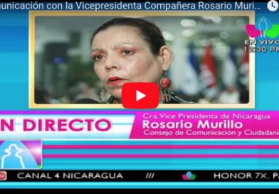 Comunicación con la Vicepresidenta Compañera Rosario Murillo, 08 de Enero 2018