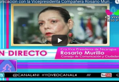 Comunicación con la Vicepresidenta Compañera Rosario Murillo, 12 de Enero 2018