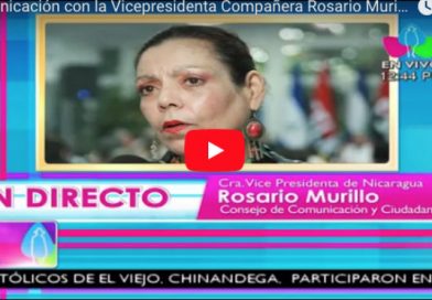 Comunicación con la Vicepresidenta Compañera Rosario Murillo, 15 de Enero 2018