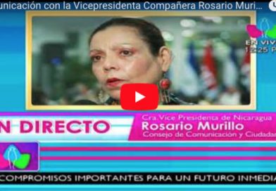 Comunicación con la Vicepresidenta Compañera Rosario Murillo, 23 de Enero 2018