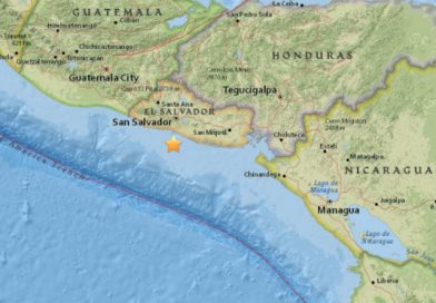 Un sismo de 5,1 se registra cerca de la costa de El Salvador