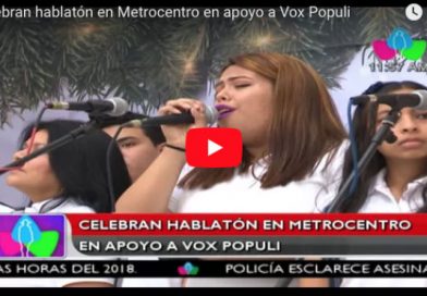 Celebran hablatón en Metrocentro en apoyo a Vox Populi