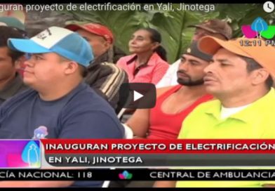 Inauguran proyecto de electrificación en Yali, Jinotega