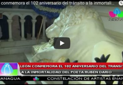 León conmemora el 102 aniversario del tránsito a la inmortalidad del poeta Rubén Darío
