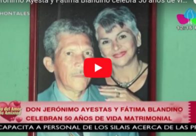Don Jerónimo Ayesta y Fátima Blandino celebra 50 años de vida matrimonial