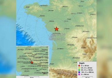 Francia registra sismo magnitud 4,8