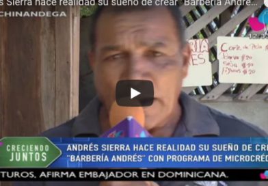 Andrés Sierra hace realidad su sueño de crear “Barbería Andrés” con Programa de Microcrédito