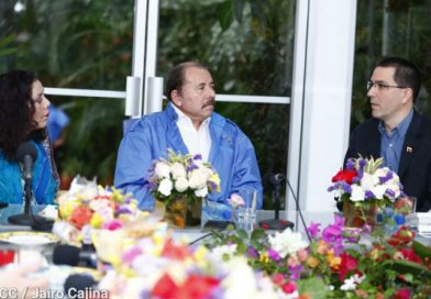 Daniel y Rosario se reúnen con el Canciller de Venezuela, Jorge Arreaza