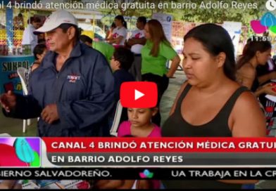 Canal 4 brindó atención médica gratuita en barrio Adolfo Reyes