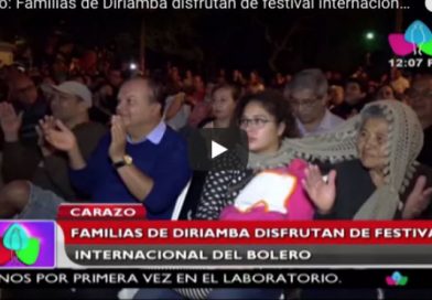 Carazo: Familias de Diriamba disfrutan de festival internacional del bolero