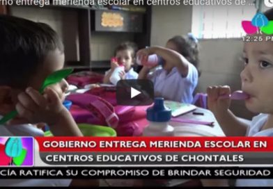 Gobierno entrega merienda escolar en centros educativos de Chontales