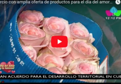 Comercio con amplia oferta de productos para el día del amor y la amistad