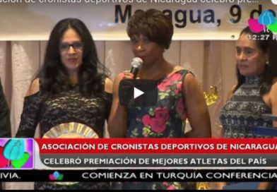Asociación de cronistas deportivos de Nicaragua celebró premiación de mejores atletas del país