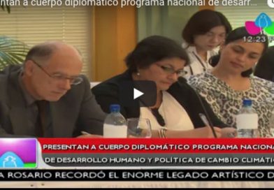 Presentan a cuerpo diplomático programa nacional de desarrollo humano y política de cambio climático