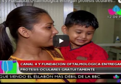 Canal 4 y Fundación Oftalmológica entregan prótesis oculares gratuitamente