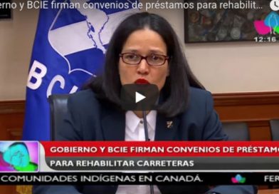 Gobierno y BCIE firman convenios de préstamos para rehabilitar carreteras