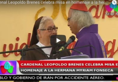 Cardenal Leopoldo Brenes celebra misa en homenaje a la hermana Myriam Fonseca