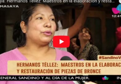 Masaya: Hermanos Téllez: Maestros en la elaboración y restauración de piezas de bronce